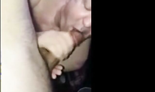 Fat Daddy Bareback Blowjob