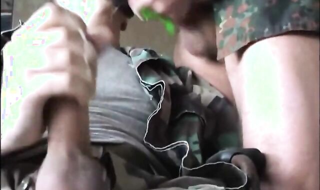 Big-Cock Amateurs Suck and Stroke Each Other's Dicks