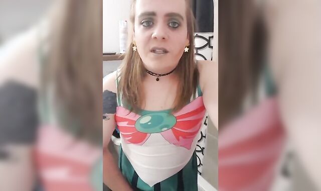 Crossdresser Twink's Full Introduction 2