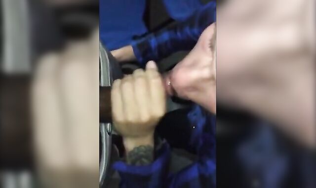 Sucking a Big Black Cock - Amateur Blowjob until he Cums