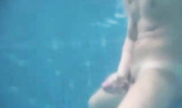 Big-Cock Man Masturbates Outdoors: Underwater Cum Explosion!