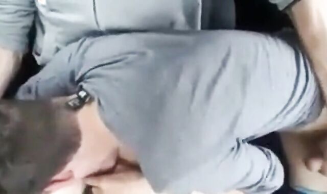 Big Cock Blowjob in the Car at a Public Park