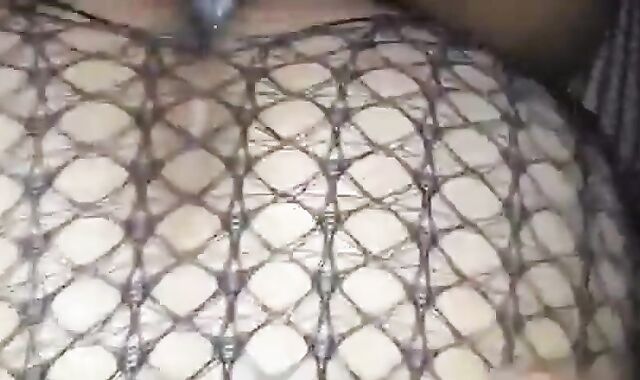 Crossdresser Takes on a Big Black Cock