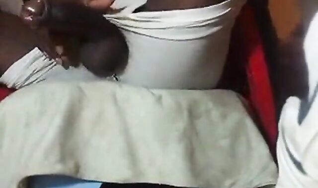 Big Black Cock Strokes His Meat Solo 2