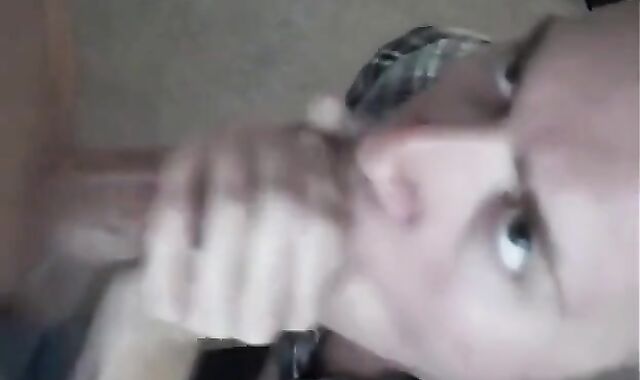 Big Cock Blowjob Leads to a Mouthful of Cum for Twink