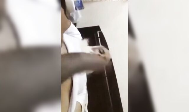 Mature Arab Daddy Plays with His Dick on Webcam