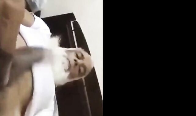 Mature Arab Daddy Plays with His Dick on Webcam