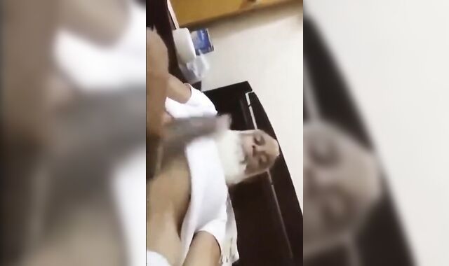 Mature Arab Daddy Plays with His Dick on Webcam