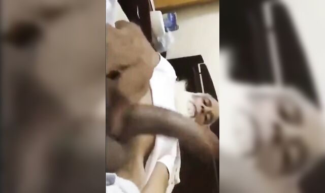 Mature Arab Daddy Plays with His Dick on Webcam