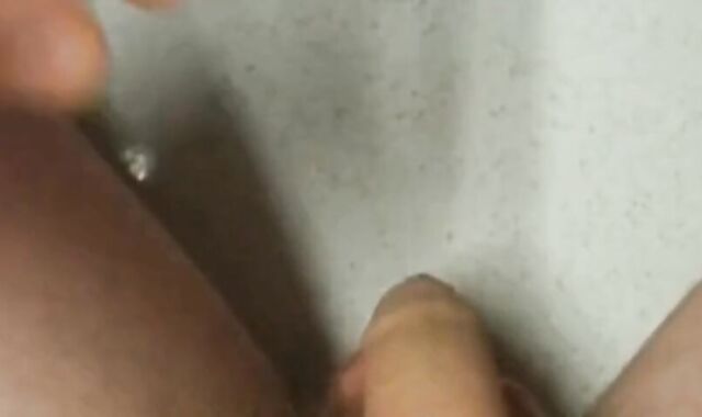 Twink Plays With His Small Uncut Cock on Webcam