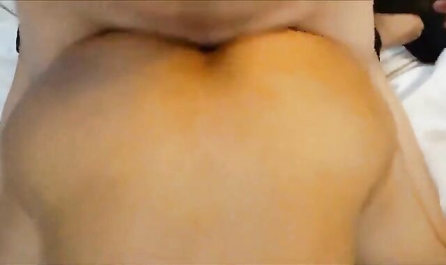 Sissy cums hard while getting fucked by a man 2