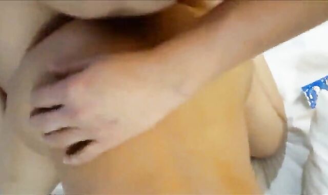 Sissy cums hard while getting fucked by a man 2