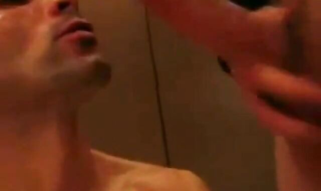 Big Cock Sucking and Facial for Amateur Stud