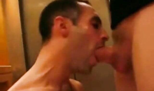 Big Cock Sucking and Facial for Amateur Stud