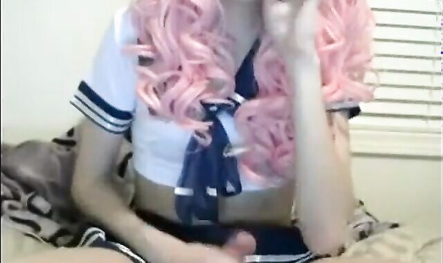 Crossdresser Twink Masturbation 2