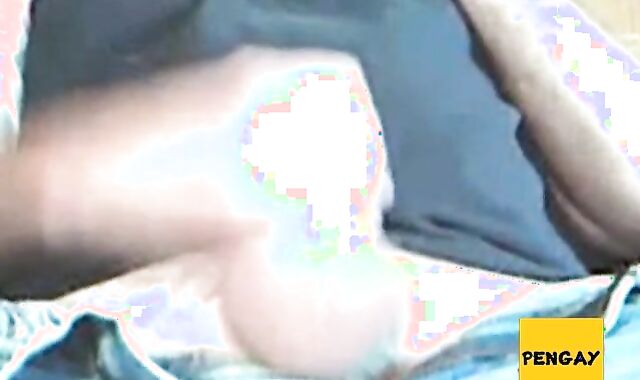 Hairy Daddy Bear Jerks Off Solo