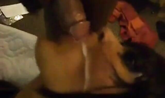 Sissy's Interracial Blowjob and Facial