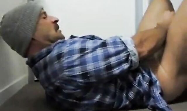 Mature Amateur Daddy Jerks Off