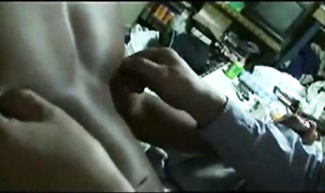 Oiled Muscular Latino Gets Interracial Massage