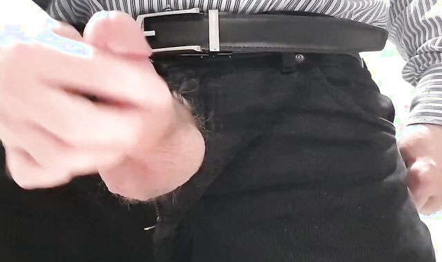 Daddy's Office Masturbation with Big Cum
