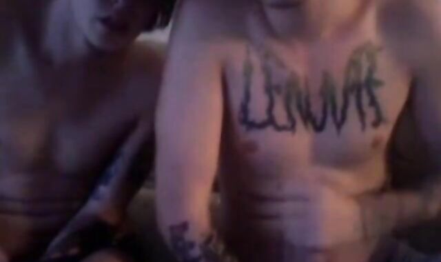 Twink Twins Masturbating on Webcam