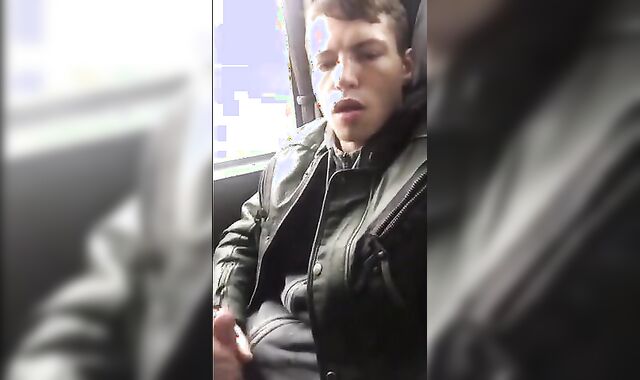 Twink Wanks on a Bus