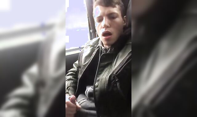 Twink Wanks on a Bus