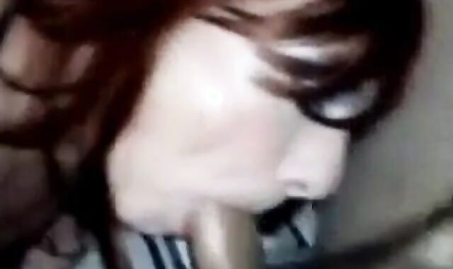 Fat Amateur Crossdresser Sucks Small Cock