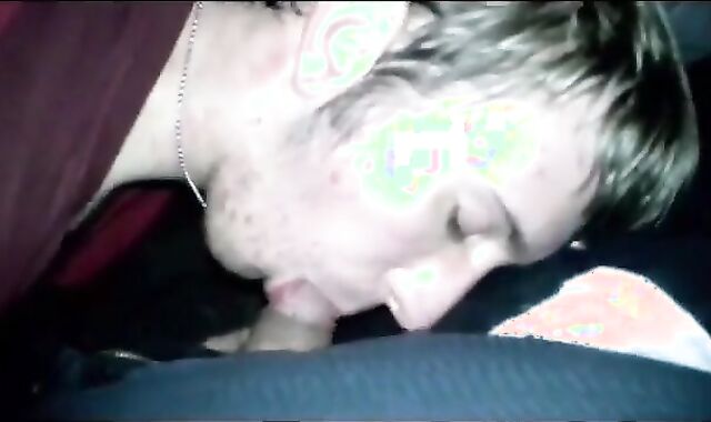 Big-Cock Amateur Twink Sucks at Truck Stop