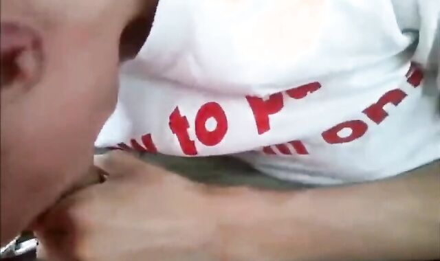 Twink Sucks Dick in Car and Swallows