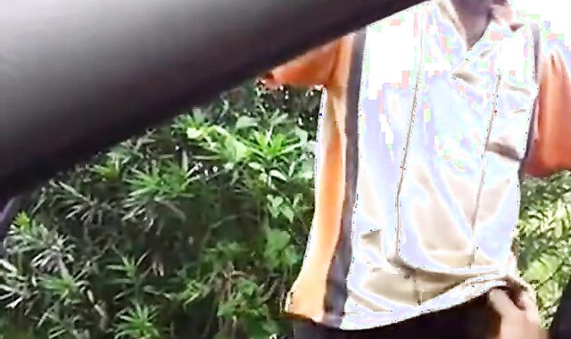 Big-Cock Daddy Cruising Outside