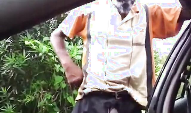 Big-Cock Daddy Cruising Outside