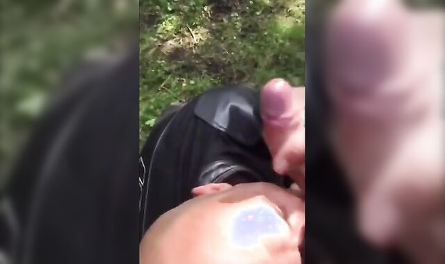 Outdoor Fun: Sucking and Swallowing