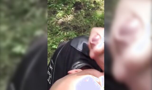 Outdoor Fun: Sucking and Swallowing