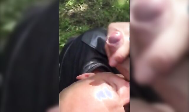 Outdoor Fun: Sucking and Swallowing