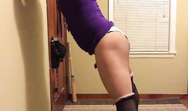 Hard Bareback Fuck Against the Wall with CD Claudia