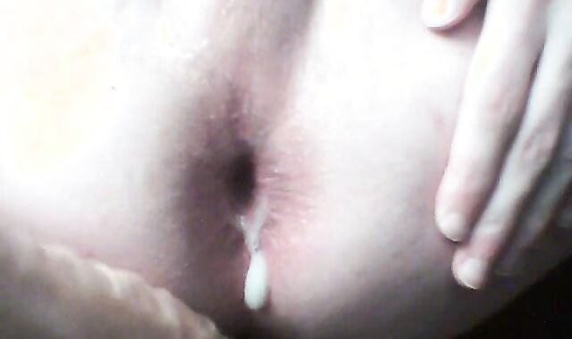 Twink Fucks Himself with a Sex Toy Covered in Cum 2