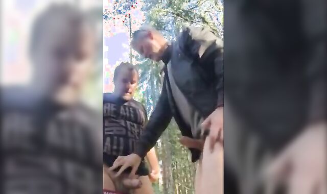 Bareback Adventure with a Stranger Bear Outdoors