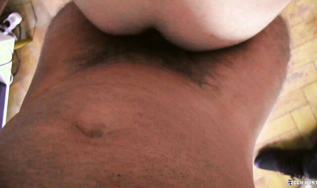 Czech Hunter - Czech fellow sans a condom facial cumshot in the sofa
