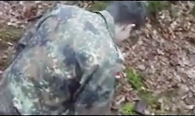 German Soldiers First Time: Swallowing Cum