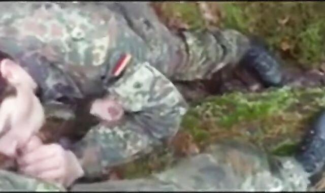 German Soldiers First Time: Swallowing Cum