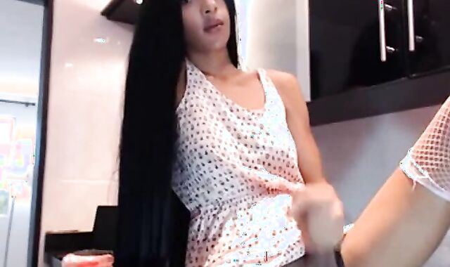 Latin Tgirl Holly's Amateur Webcam Show