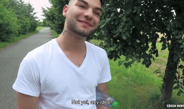 CzechHunter: Czech dude Hunter rushes point of view assfucking intercourse
