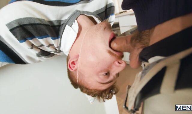 Str8ToGay: Markus Kage beside Ryan Jacobs tidy deep throating fuckpole