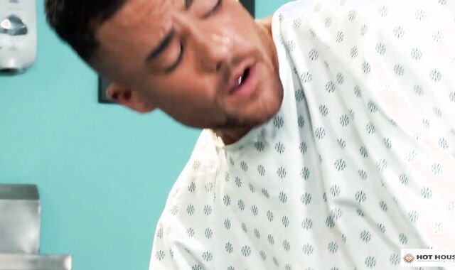 HotHouse.com: Dark-hued dressed in mittens rectal on the table