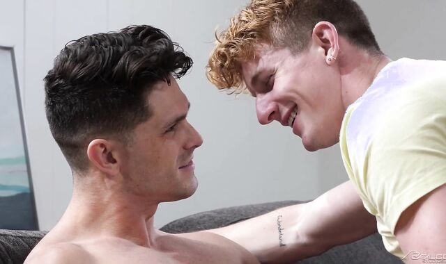 Falcon Studios: In undergarments gets gargling prick