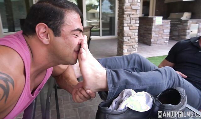 ManUpFilms: Colby in tandem with muscly Colby Jansen