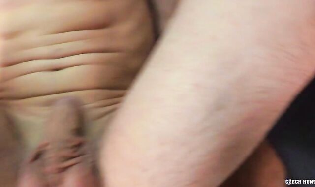 CzechHunter.com: Faggot wish throating pecker in camper