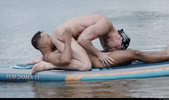 FalconStudios.com: Latino bodybuilder showcasing yam-sized backside