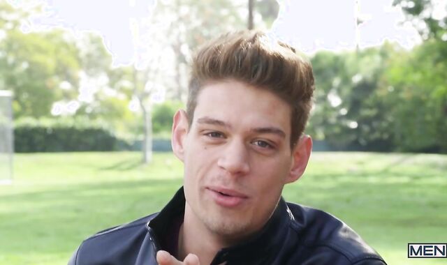 DrillMyHole: Dark-skinned hair Michael DelRay longing jizz flow